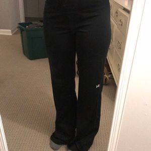 Black under armor cold gear sweat pants